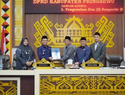 Perda Pembentukan Pekon Kresnomulyo Barat & Sukamanah Serta RPJMD Pringsewu Disahkan