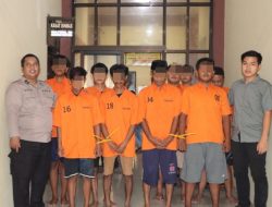 Dalam Semalam, Satnarkoba Pringsewu Ringkus Delapan Pelaku Narkoba — Dua Diduga Pengedar