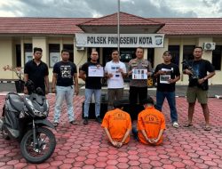 Dua Warga Tanggamus Ditangkap Polsek Pringsewu Kota, Gasak Uang Korban dengan Modus Ganjal ATM