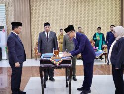 Perubahan Nomenklatur, Bupati Pringsewu Kukuhkan Jabatan PNS