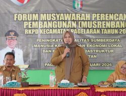 Wakil Bupati Pringsewu Hadiri Musrenbang Kecamatan Pagelaran Tahun 2027
