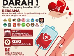 Karang Taruna Sukoharjo dan PWI Pringsewu Gelar Donor Darah Jelang Ramadhan, Target 75 Kantong