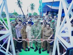 Pangdam XXI Radin Inten Resmikan Jembatan Garuda Penghubung Dua Pekon di Pringsewu