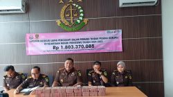 Kejari Pringsewu Eksekusi Uang Pengganti Korupsi Rp1,8 Miliar